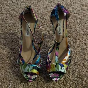 Steve Madden Floral Heels